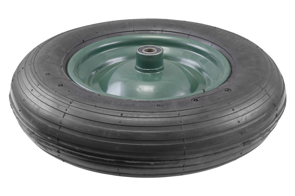 MASTERTOOL Колесо пневматичне з камерою MASTERTOOL PN 3.5х8 Ø 37 см металевий диск втулка 79-98 Коломия - фото 2