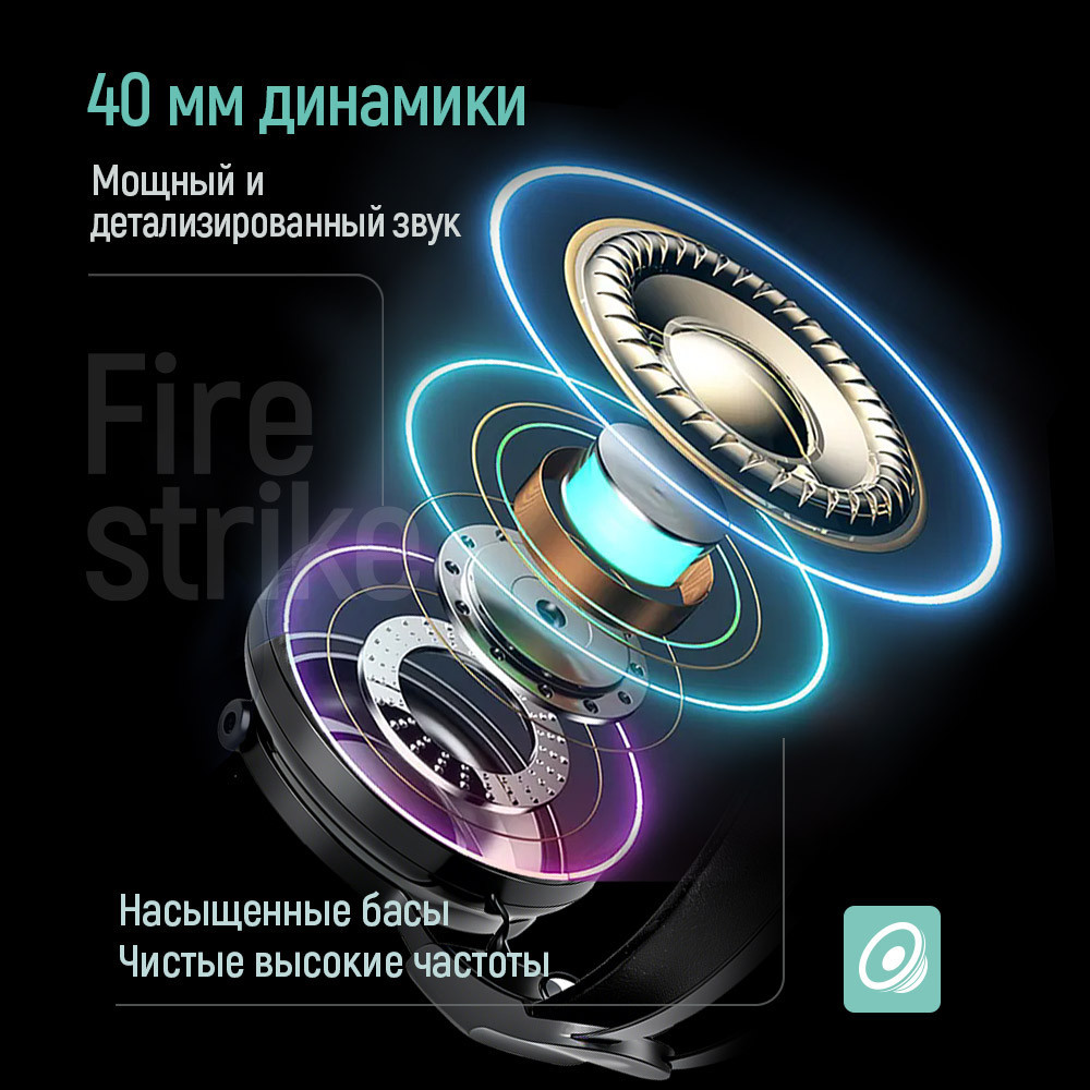 Гарнітура ColorWay Firestrike RGB Black (CW-HPG04BK) ( 25378 ) Харьков - изображение 14