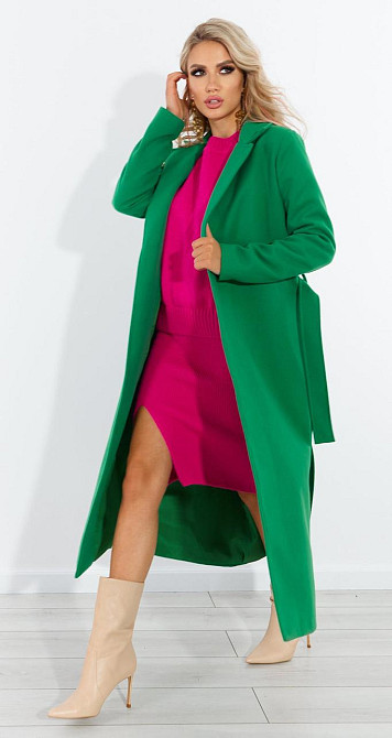 Кашемірове пальто з розрізами (48) Київ - фото 7