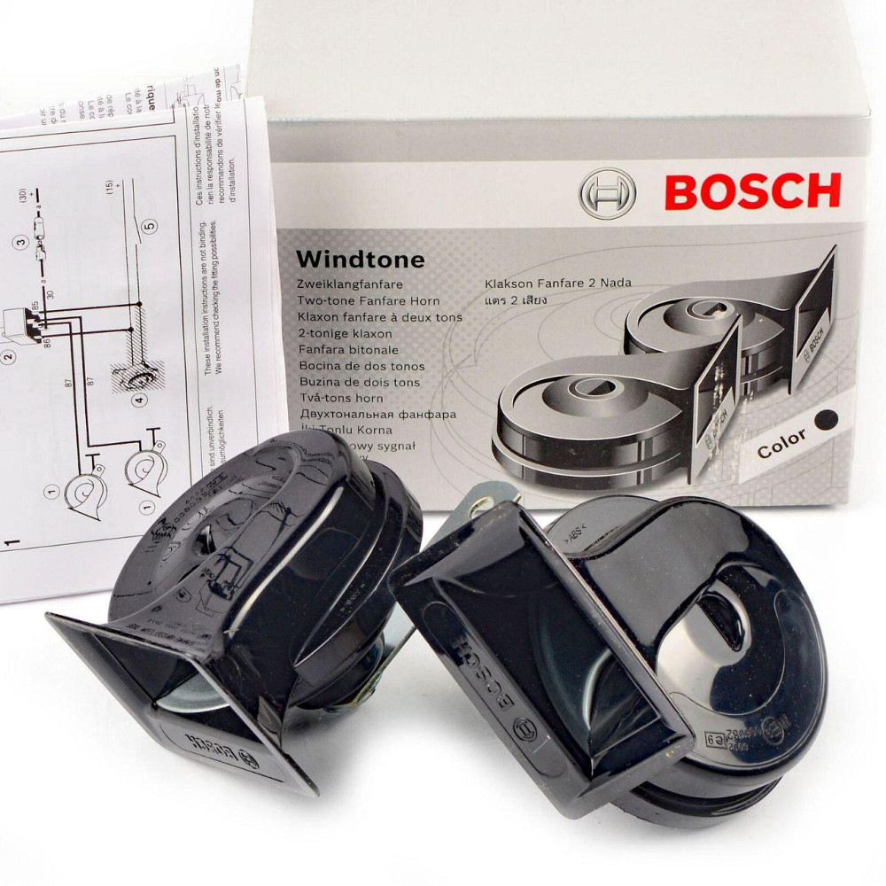 Звуковой сигнал Bosch 0986AH0503 12V (420/500 Гц, 60W) 2 шт Харьков - изображение 1