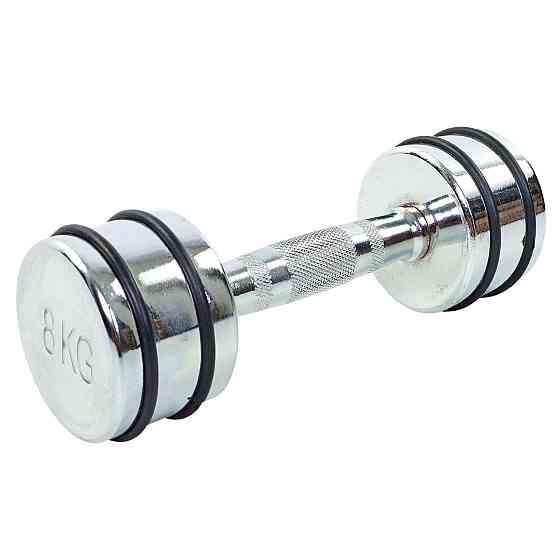 Гантель 8 кг хромированная Record-5204-8 Киев