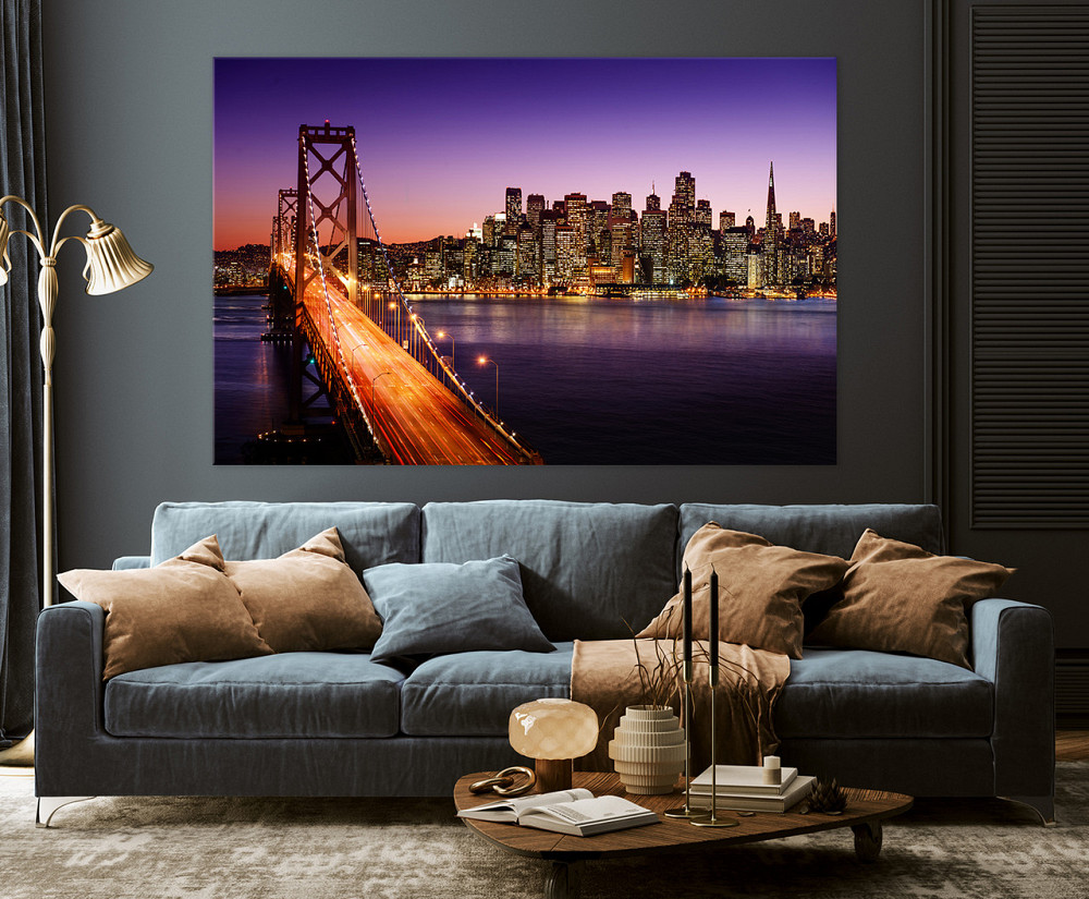 Картина холст у вітальню / спальню Нью-Йорк   MLP_29  ( 60х30см ) 80x120 см Київ - фото 3