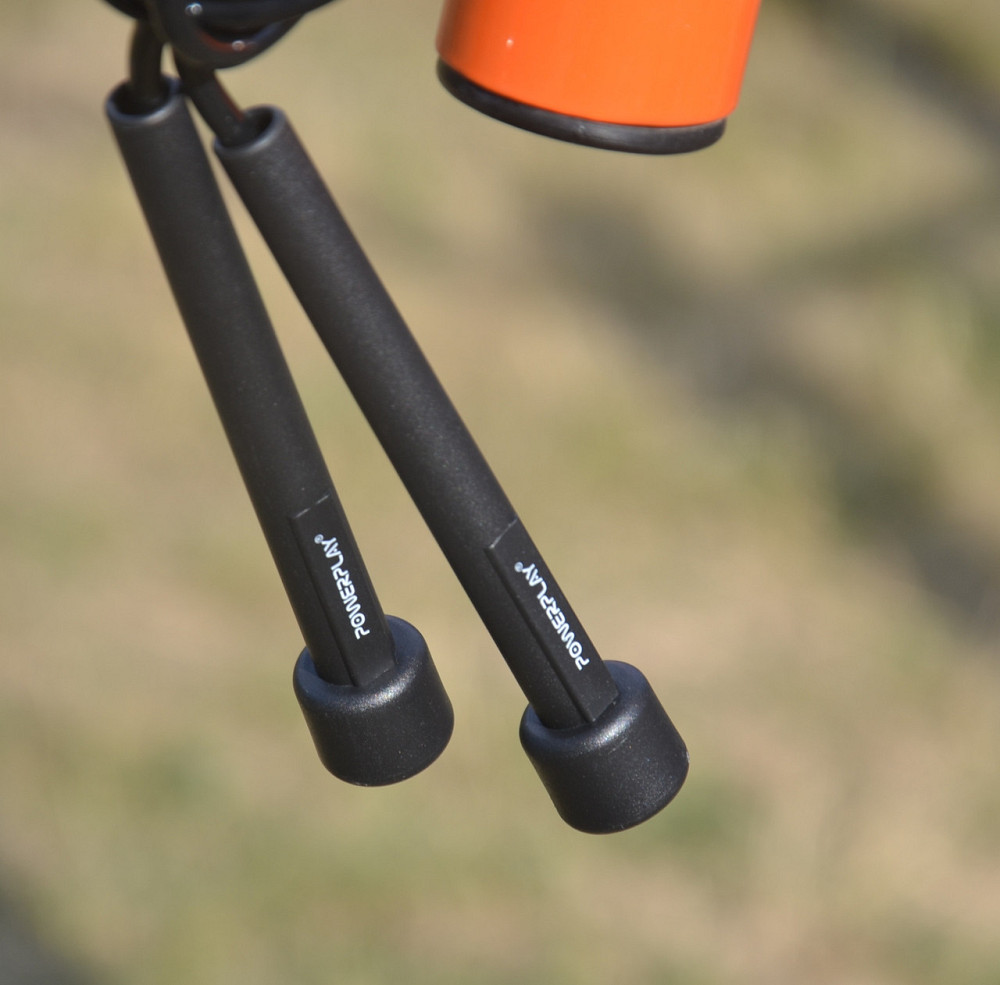 Скакалка PowerPlay 4201 Basic Jump Rope Чорна (2,8m.) Луцк - изображение 6