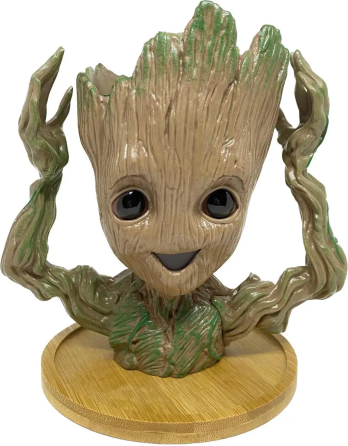 Горшочек для цветов и канцелярии Грут Groot G4 + круглая подставка Винница