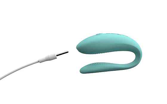 Смарт-вібратор для пар We-Vibe Sync Lite Aqua, 10 віброрежимів, можна поєднувати з проникним сексом Sex Aura Київ