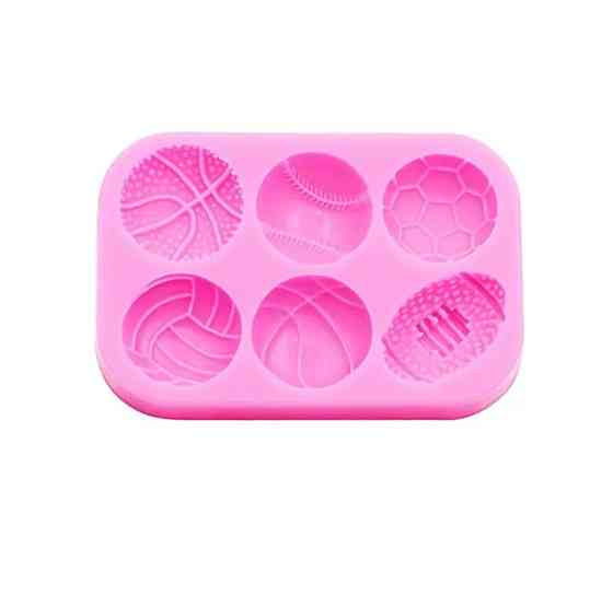 Молд кондитерский Мячи 87 на 59 мм розовый Киев