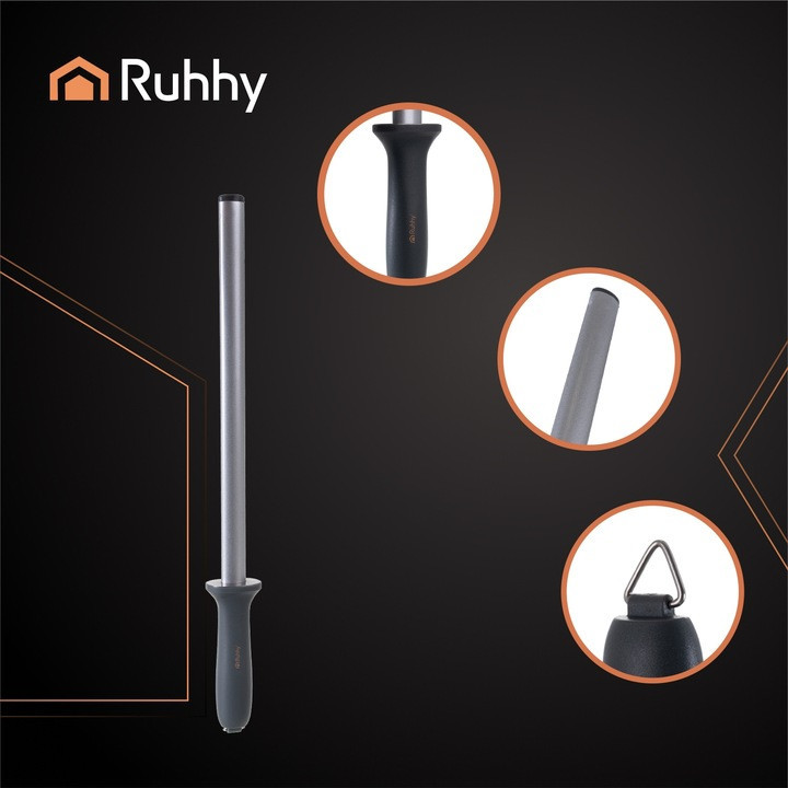 Алмазна точилка мусат для ножів 30 см Ruhhy (26153) Нововолинськ - фото 3