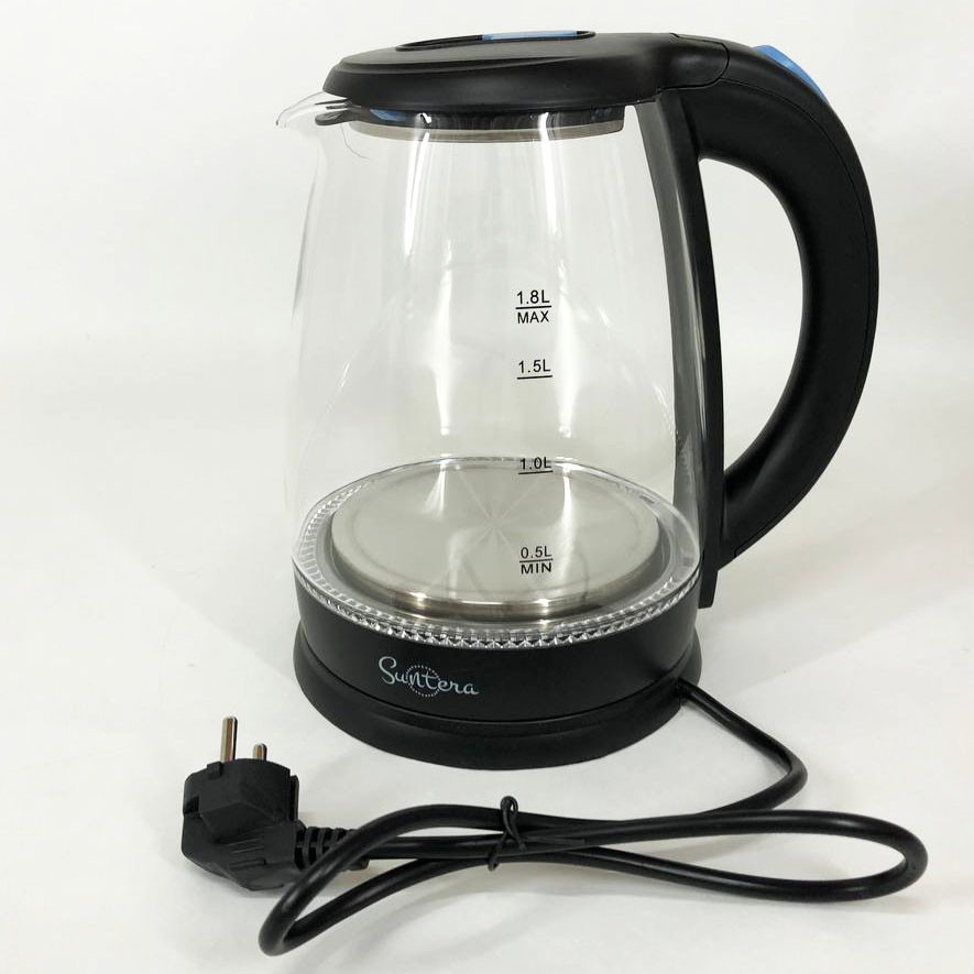 Стильний чайник з підсвічуванням Suntera, Сучасний електричний чайник з підсвічуванням HF-26 Івано-Франківськ - фото 3
