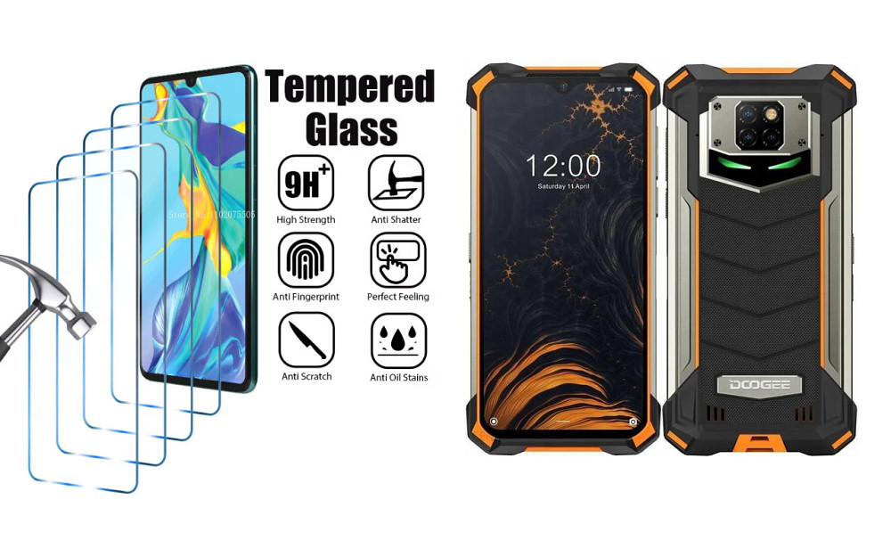 Защитное стекло ArmorGlass для Doogee S88 Plus, S88 Pro – устойчивое к царапинам и ударам Киев - изображение 1