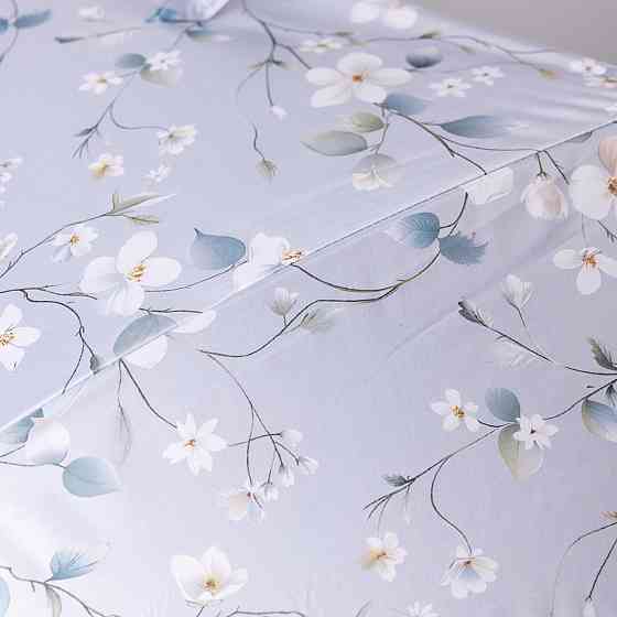 Полуавтоматичний зонт-трость з поліестеру, голубий Київ