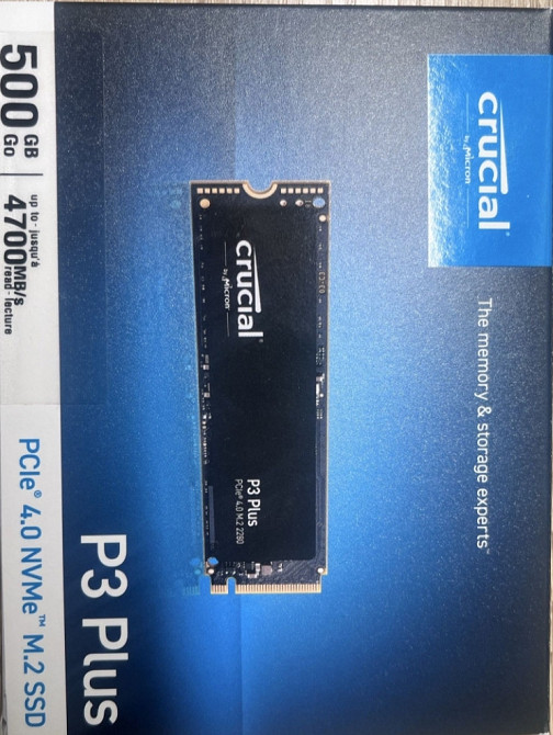 Жёсткий Диск SSD Crucial P3 Plus 500Gb. Киев - изображение 2
