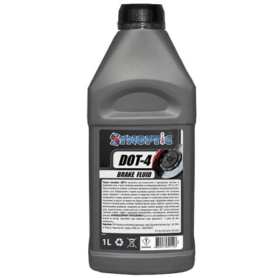 Гальмівна рідина Synoptic ДОТ-4 0,82 кг (11718) Вінниця - фото 1