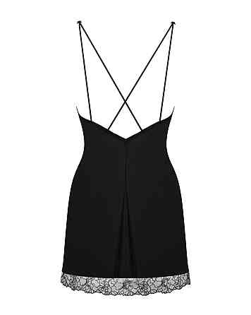 Сорочка и трусики Obsessive Bella Rou chemise & thong XL/2XL Sex Aura Киев
