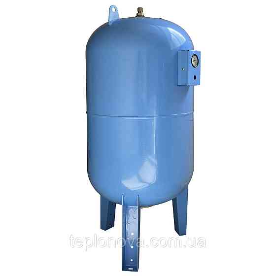 Гідроакумулятор 150 л VOLKS pumpe 10bar верт (з манометром) Чернівці