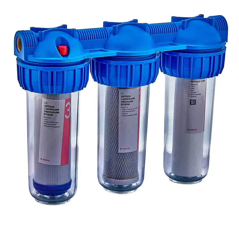 Фільтр для холодної води Koer KV-26-3/4 (3 колби, 8 атм.) (KR5023) Київ - фото 1