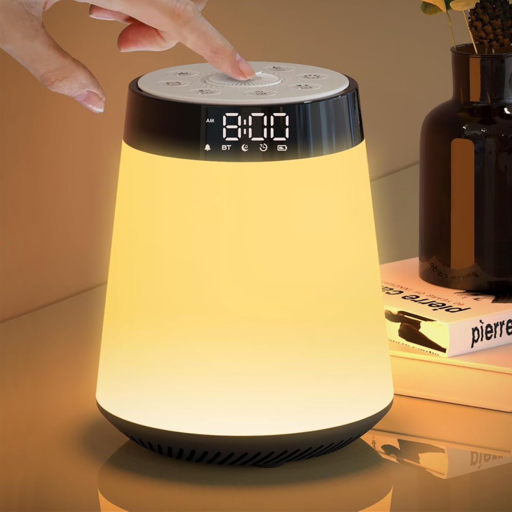 Уцінка Нічник AFEXOA MX1 з Bluetooth колонкою, будильником, імітацією світанку, білим шумом, RGB-підсвічуванням, пультом ДК Київ - фото 9