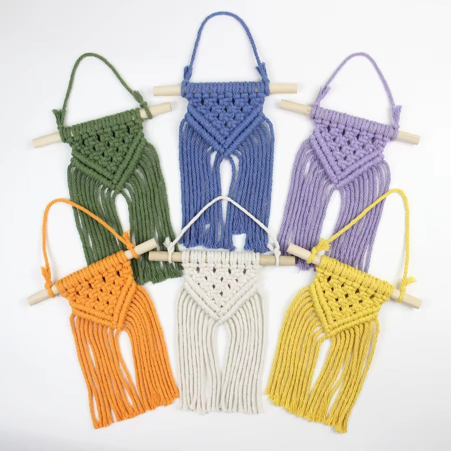 Набор макраме для ручного вязания украшений и аксессуаров для дома 10в1 для рукоделия и творчества Каменец-Подольский - изображение 7