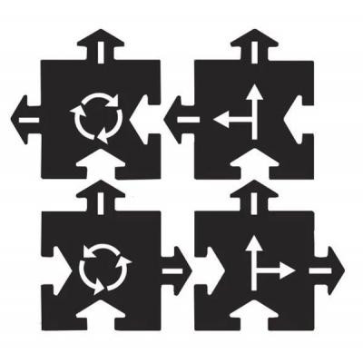 Ігровий набір Waytoplay додаткових елементів Перехрестя 4 дорожні частини (063) Вінниця - фото 2