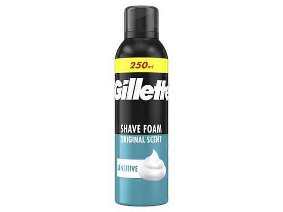 Піна для гоління 250мл Classic Sensitive для чоловіків ТМ GILLETTE Київ