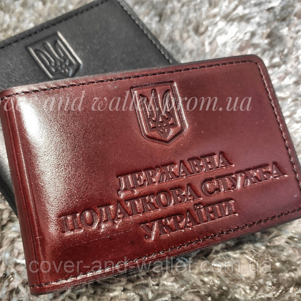 Обкладинка з додатковим клапаном на посвідчення "Державна податкова служба України" Київ - фото 6