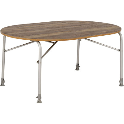 Туристичний стіл Bo-Camp Feather Овальний 130 x 90 cm Коричневий (1404466) Вінниця - фото 2