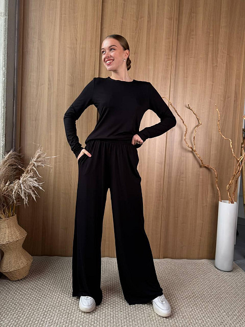 Женский базовый повседневный костюм из легкой вискозы Одесса - изображение 1