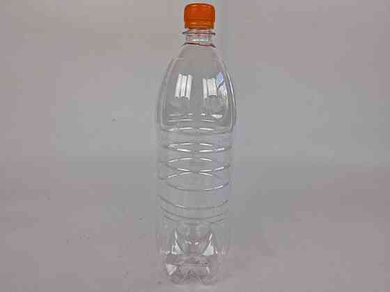 Пластикова пляшка ПЕТ 1,5 літра,Ø28 прозора з кришкою (100 шт.) Харків
