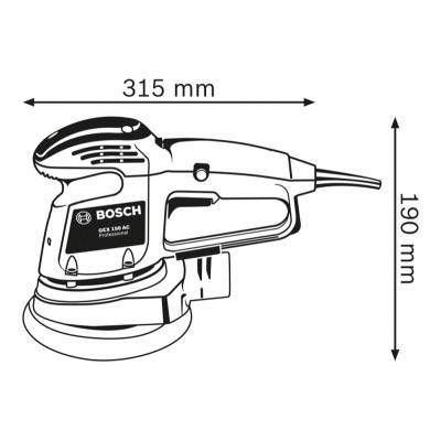 Шліфувальна машина Bosch GEX 34-150 (0.601.372.800) Вінниця - фото 4
