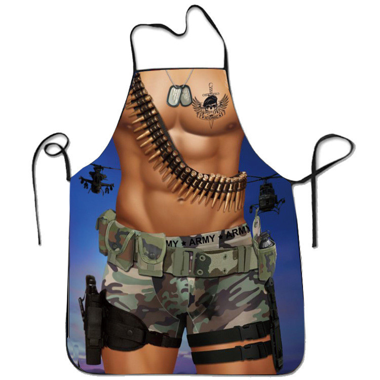 Фартух прикольний чоловік у формі 75 на 55 см різнобарвний Київ - фото 1