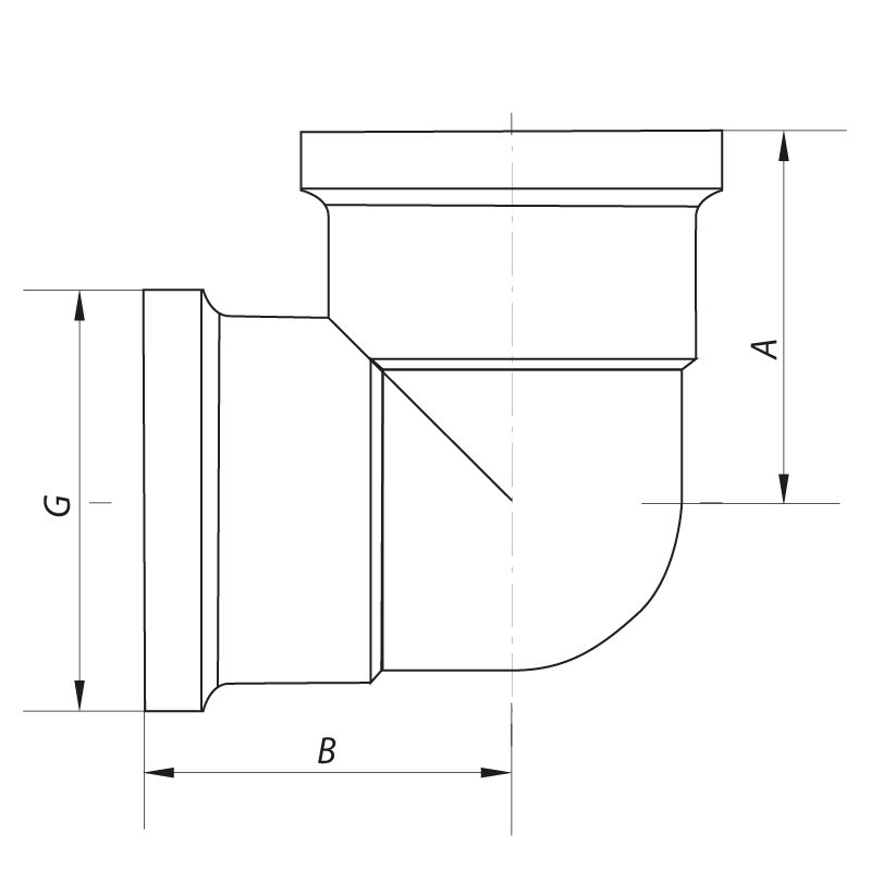 Кут 3/4'' ВВ Koer KF.L08F (KF0073) Киев - изображение 4
