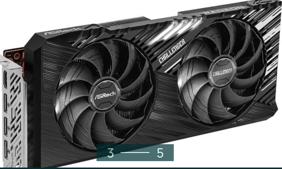 Видеокарта ASRock Radeon RX 7700 XT Challenger 12Gb OC Киев - изображение 3