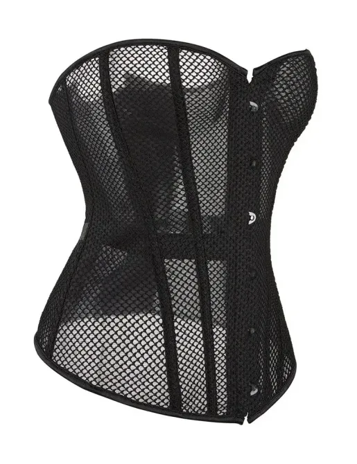 Корсет из сетки Star Night с крючками и шнуровкой, черный, S (без коробки) Sex Aura Киев - изображение 5