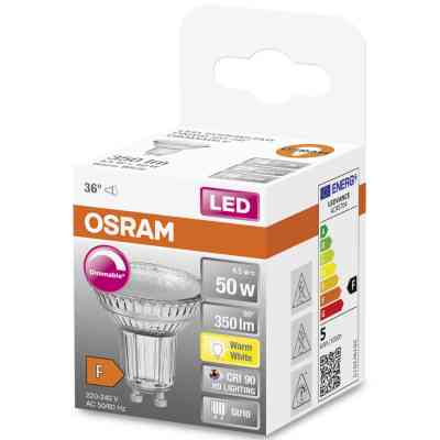 Лампочка Osram LED PAR16 DIM 50 36 4,5W/927 230V GU10 (4058075797888) Вінниця