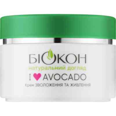 Крем для обличчя Біокон I love Avocado Зволоження та живлення 50 мл (4823110302279) Вінниця
