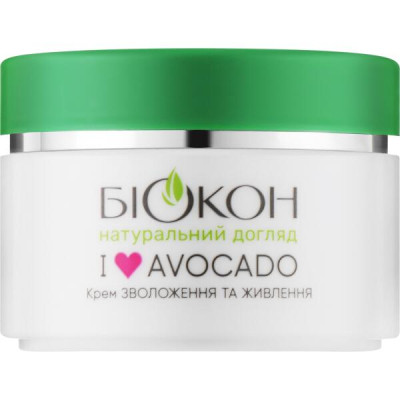 Крем для обличчя Біокон I love Avocado Зволоження та живлення 50 мл (4823110302279) Вінниця - фото 2