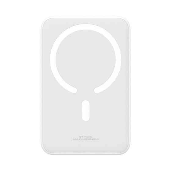 Зовнішній акумулятор Baseus Magnetic Mini Wireless Fast Charge Power Bank 20000mAh 20W White Київ