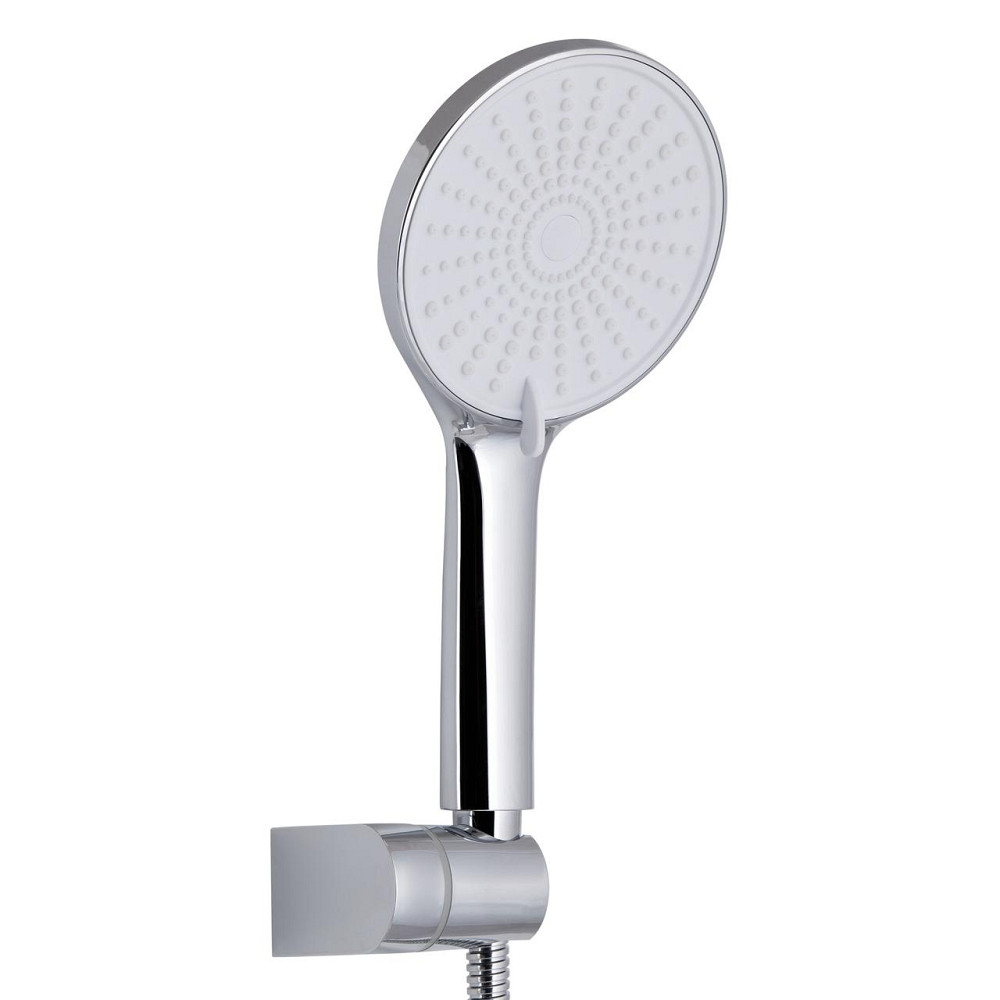 Змішувач для ванни Qtap Jay (з душовим гарнітуром) QTJAY259CRW45553 Chrome/White Київ - фото 4