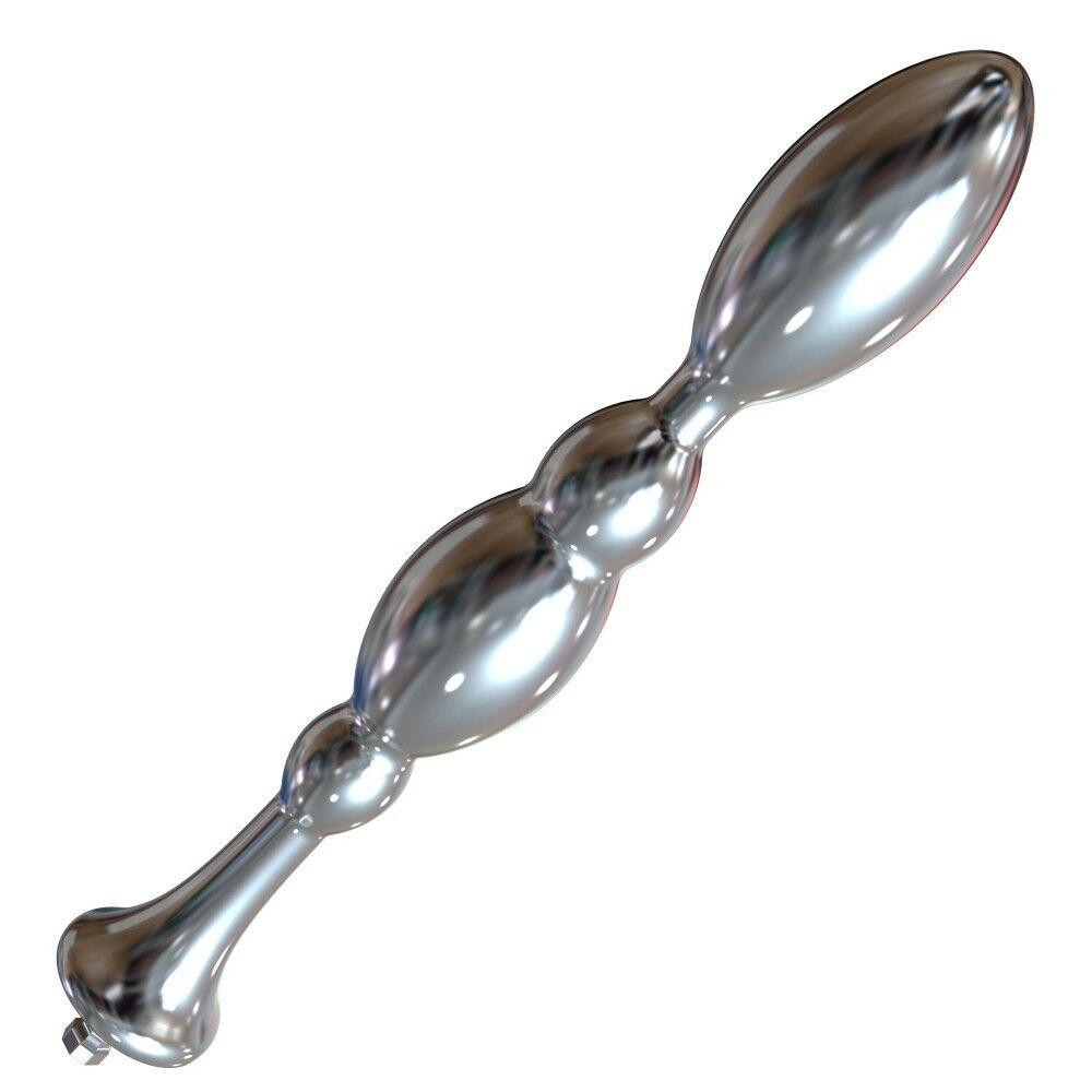 Металевий анальний плаг для секс-машин Hismith Bullet Anal Toy, система KlicLok Sex Aura Київ - фото 1