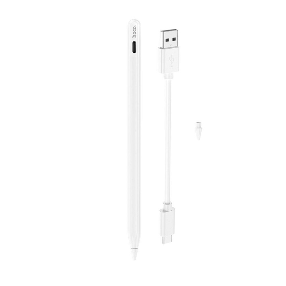 Стилус HOCO GM112 Intelligent anti-lost active capacitive pen with digital display pad dedicated White 6942007634588 Одеса - фото 6