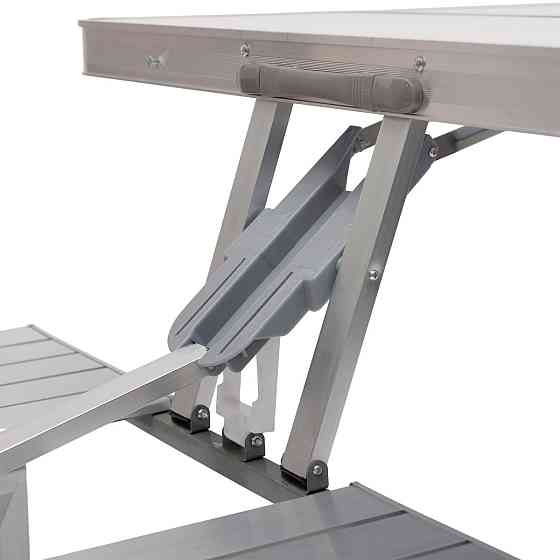 Складний алюмінієвий стіл з 4 стільцями у чемодані Київ