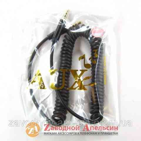 Аудио кабель AUX витой пружина 05-1 метра Одесса