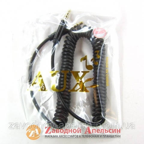 Аудио кабель AUX витой пружина 05-1 метра Одесса - изображение 2