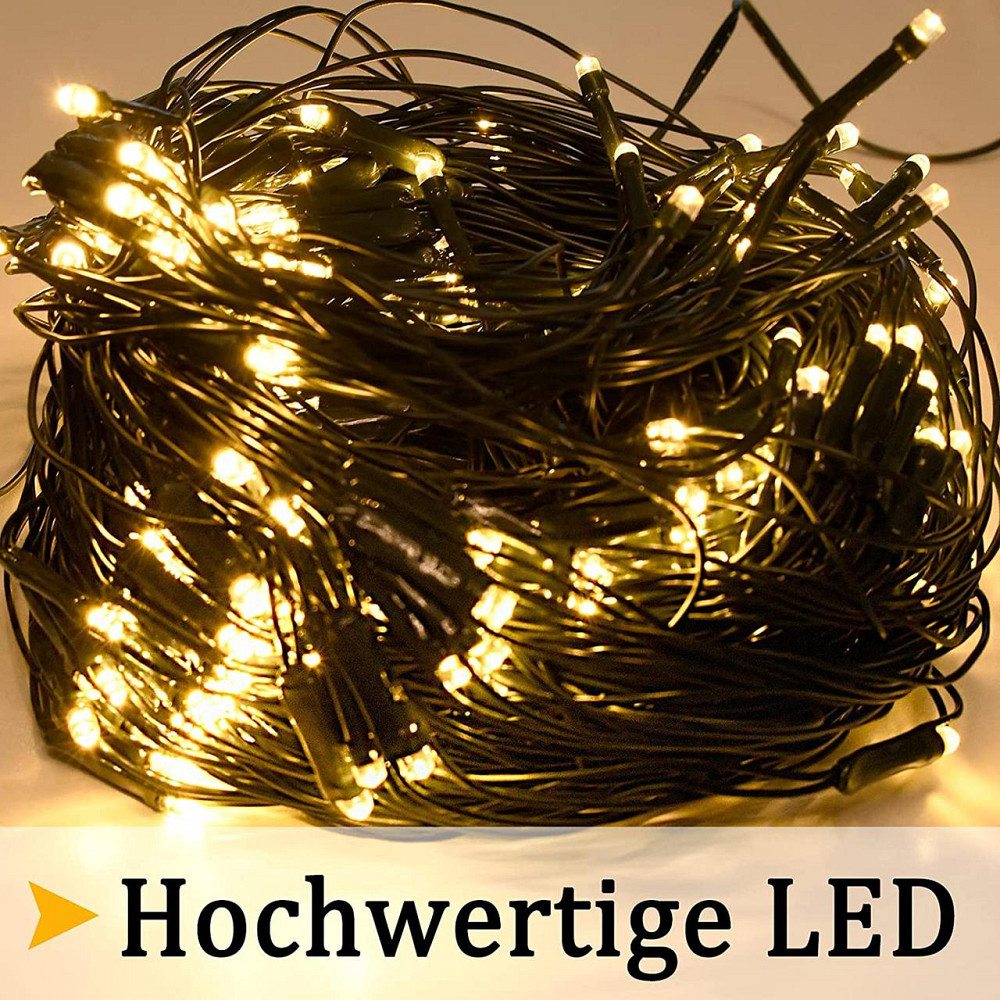 Светодиодная гирлянда сетка 3м×2м 280LED с прозрачным проводом теплый белый Киев - изображение 5