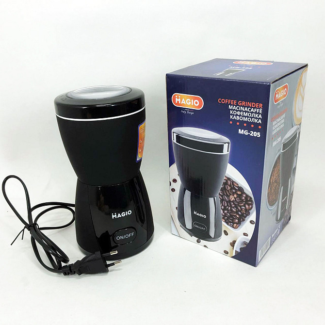 Электрическая кофемолка для турки MAGIO MG-205 200 Вт, Машина для молоть кофе, DC-725 Роторная кофемолка Киев - изображение 10