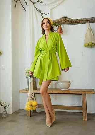 Женский летний костюм с шортами 