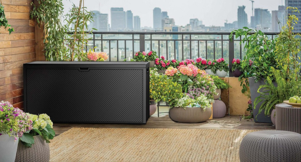 Ящик для хранения Keter Emily Box 270 л, серый Киев - изображение 8