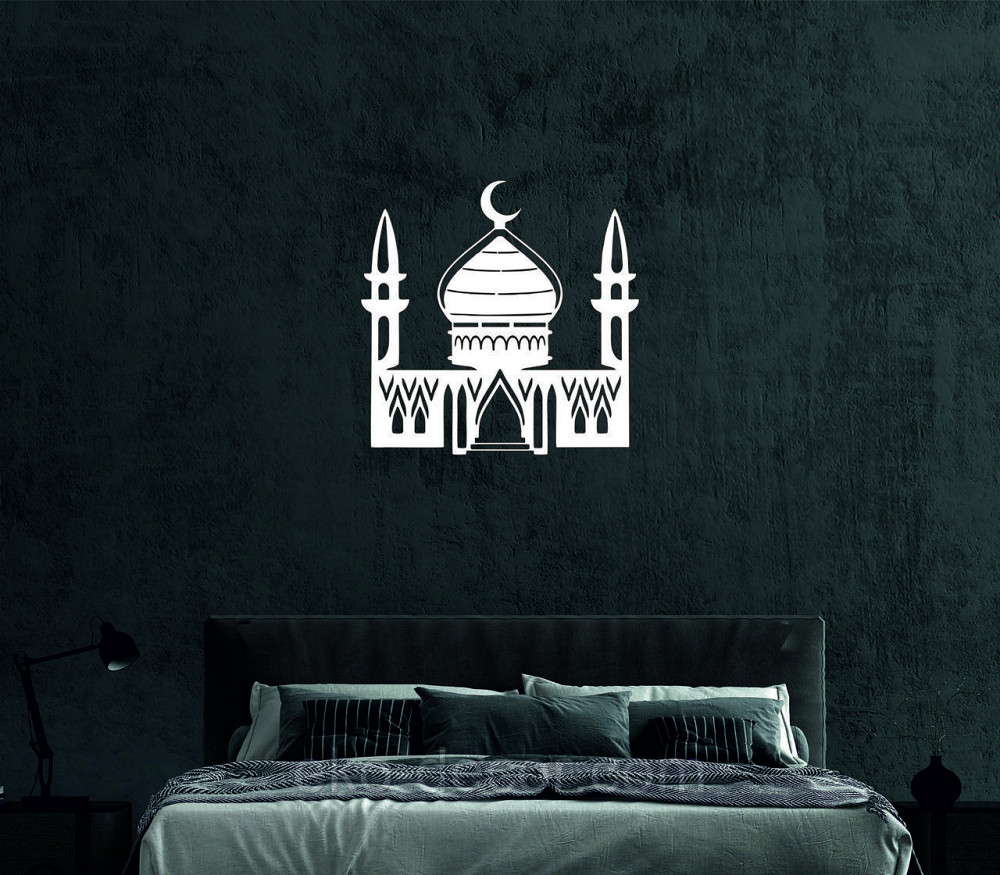 Декоративне настінне Панно «Іслам» Декор на стіну 90*90 см, Білий Київ - фото 4