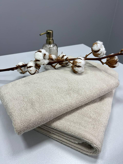 Полотенце банное Ideal Textile махровое 70х140 см 450 г/м2 Бежевий 1 шт Черновцы - изображение 4