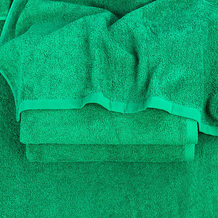 Махровий рушник GM Textile 50х90см 400г/м2 (Зелений) Суми - фото 5