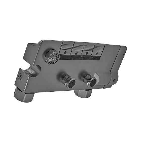 Душова колонна Champion PBD-009-J GRAPHITE з кнопковим змішувачем, алюміній, 4" Харків